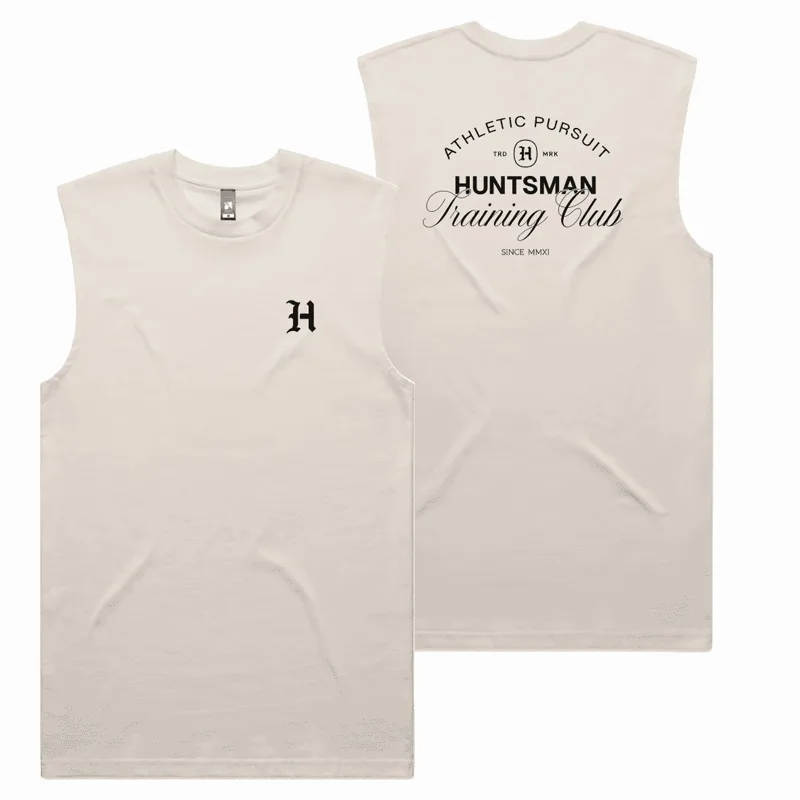 Classic Tank in ecru, front and back